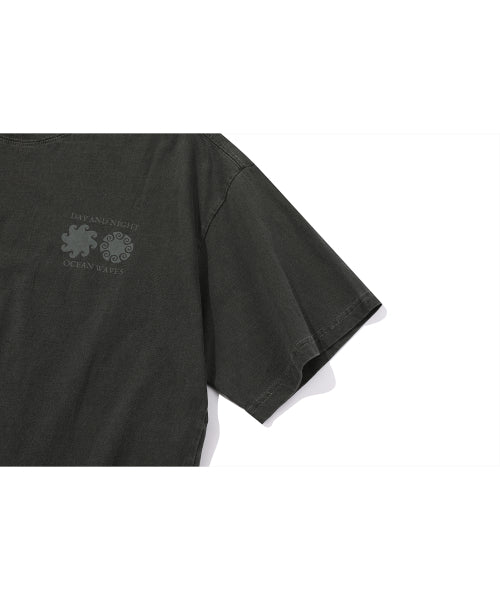 DAY PIGMENT SHORT SLEEVE TEE - 2 COLORS BLACK