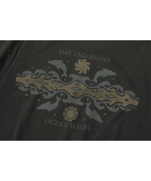 DAY PIGMENT SHORT SLEEVE TEE - 2 COLORS BLACK