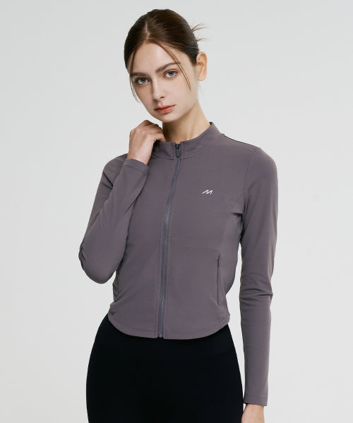 PERFORMANCE SLIM FIT ZIP-UP JACKET - 2 COLORS BLACK