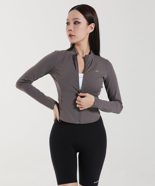 PERFORMANCE SLIM FIT ZIP-UP JACKET - 2 COLORS BLACK