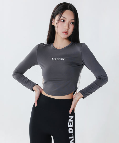 COTTON-LIKE CROP LONG SLEEVE - 2 COLORS BLACK
