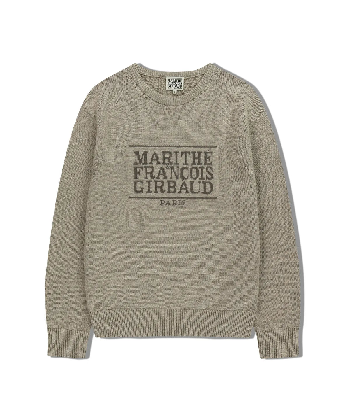 CLASSIC LOGO KNIT PULLOVER oatmeal #高允真同款!