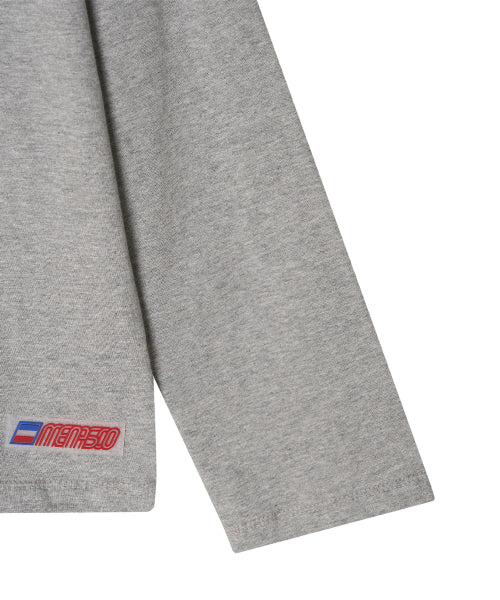 MENASOO HEARTTRACK LONG SLEEVE T SHIRT - 3 COLORS MELANGE