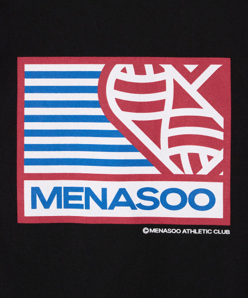 MENASOO HEARTTRACK LONG SLEEVE T SHIRT - 3 COLORS BLACK