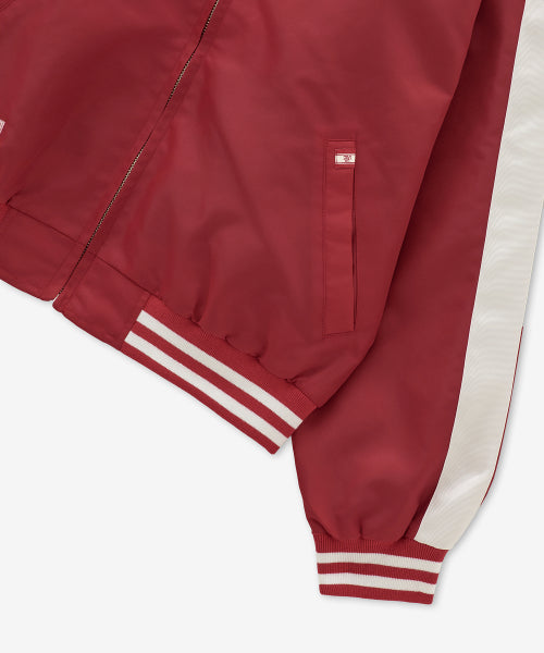 MENASOO HEARTTRACK NYLON BASEBALL JUMPER - 3 COLORS RED