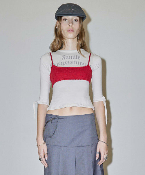 TIE SLEEVE TEE RAW - 2 COLORS AS SHOWN
