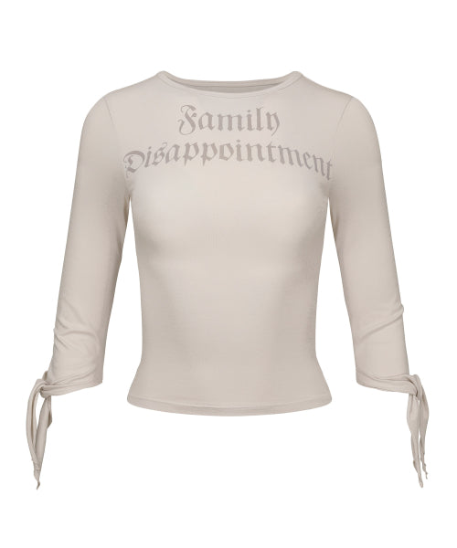 TIE SLEEVE TEE RAW - 2 COLORS AS SHOWN