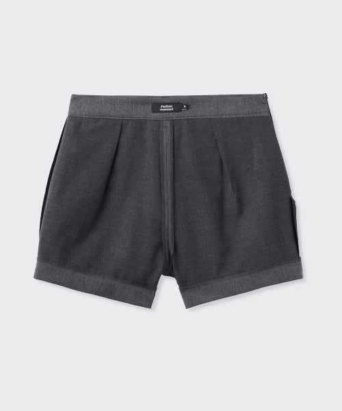 WOMENS LAYERED MINI SKORT #韓韶禧同款! - 4 COLORS GREY