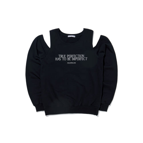 TRUE CUT OUT SWEATSHIRTS BAG - 4 COLORS CREAM