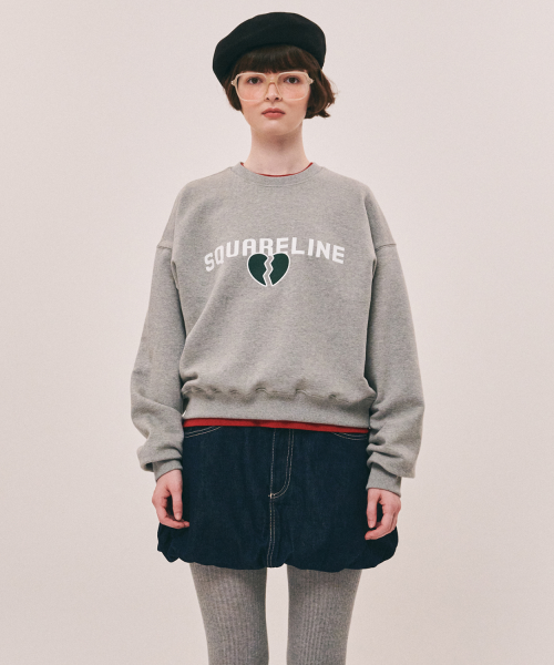 BREAK HEART SWEATSHIRTS BAG - 4 COLORS IVORY
