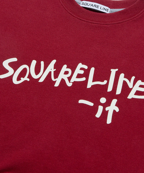 SQUARELINE IT SWEATSHIRTS BAG - 3 COLORS WINE