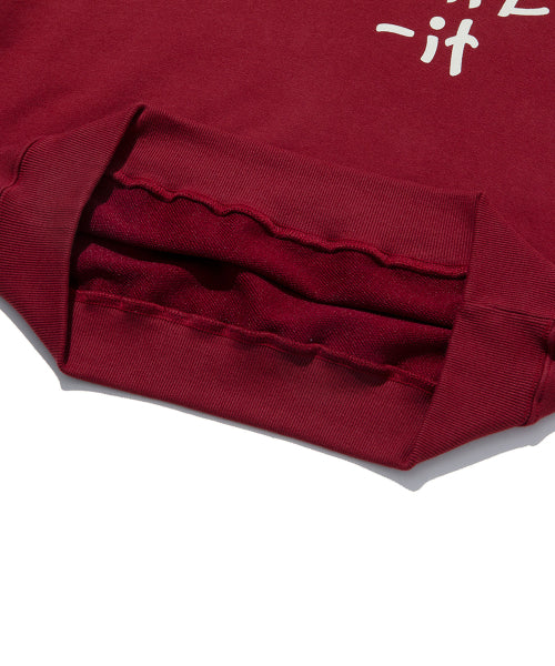 SQUARELINE IT SWEATSHIRTS BAG - 3 COLORS WINE