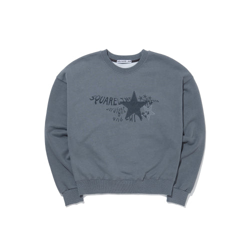 LETTER STAR SWEATSHIRTS BAG - 3 COLORS BEIGE