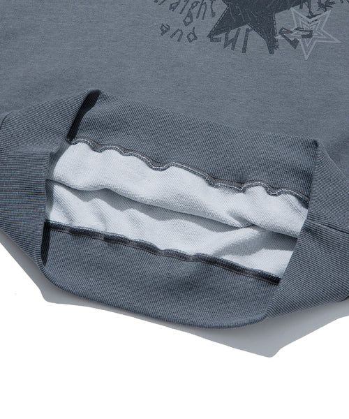 LETTER STAR SWEATSHIRTS BAG - 3 COLORS BEIGE