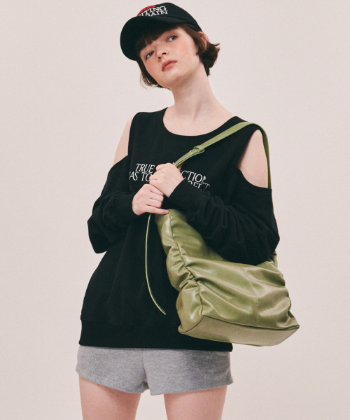 HURR SHOULDER BAG - 5 COLORS BLACK