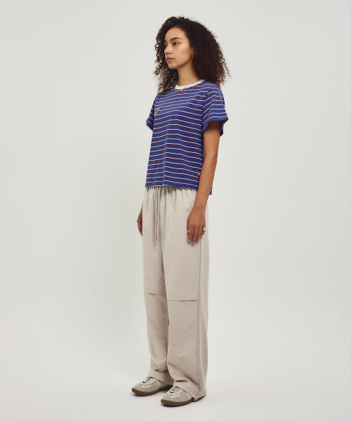 BACK TO BACK COTTON WIDE PANTS - 3 COLORS GREY