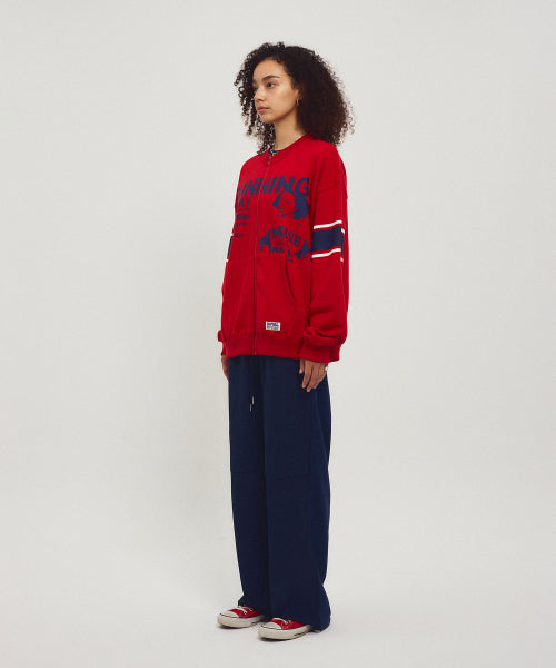 BACK TO BACK COTTON WIDE PANTS - 3 COLORS NAVY