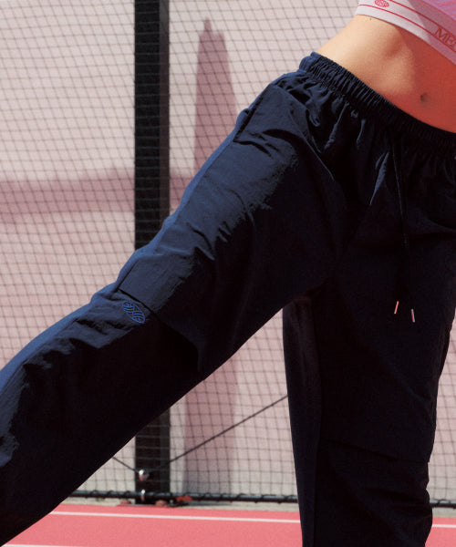 BACK TO BACK COTTON WIDE PANTS - 3 COLORS NAVY