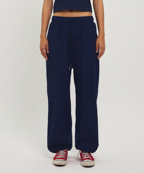 BACK TO BACK COTTON WIDE PANTS - 3 COLORS NAVY