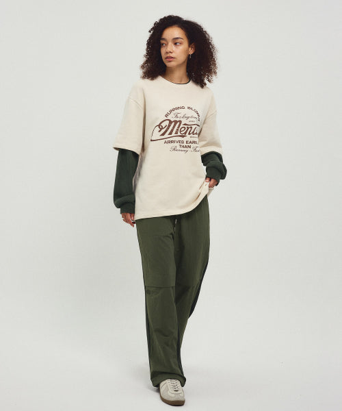 BACK TO BACK COTTON WIDE PANTS - 3 COLORS KHAKI