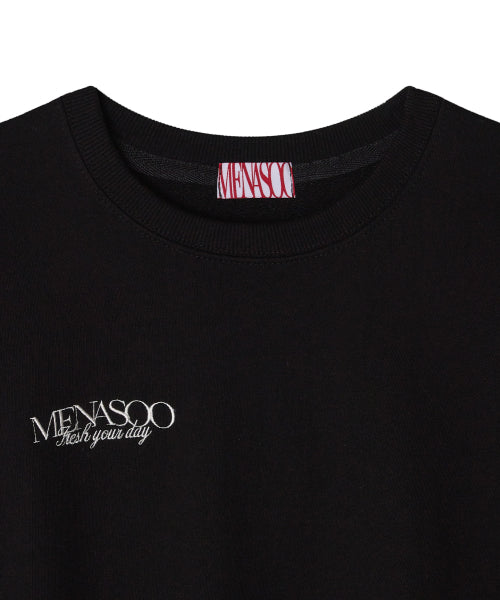MENASOO HEARTTRACK SWEATSHIRT - 2 COLORS BLACK