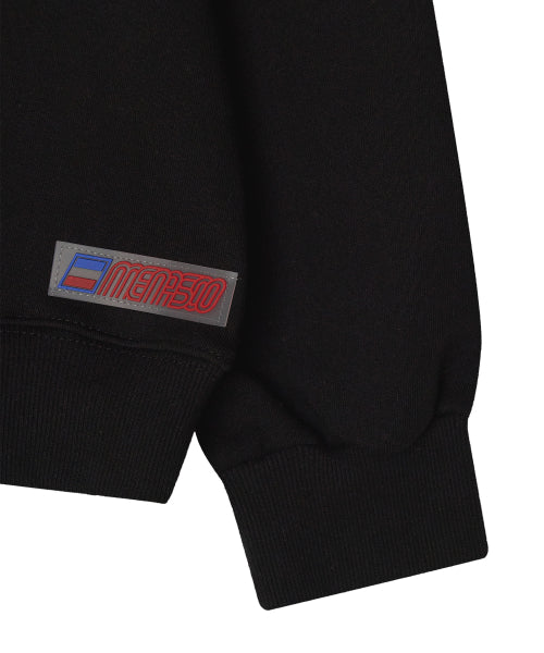 MENASOO HEARTTRACK SWEATSHIRT - 2 COLORS BLACK