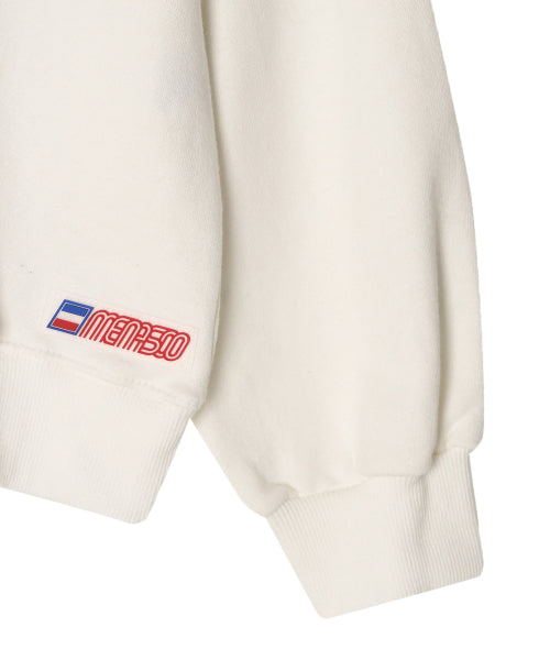 MENASOO HEARTTRACK SWEATSHIRT - 2 COLORS WHITE
