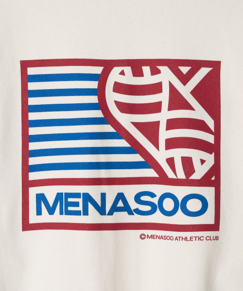 MENASOO HEARTTRACK SWEATSHIRT - 2 COLORS WHITE