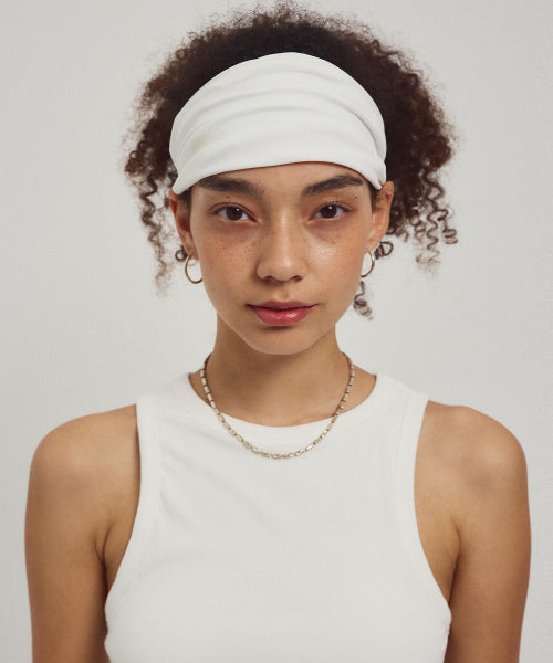 MENASOO STRETCH HAIRBAND - 4 COLORS WHITE
