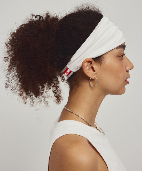 MENASOO STRETCH HAIRBAND - 4 COLORS WHITE