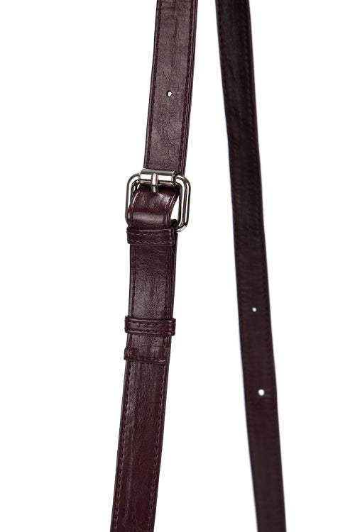 STUD POCKET BAG - 5 COLORS BURGUNDY