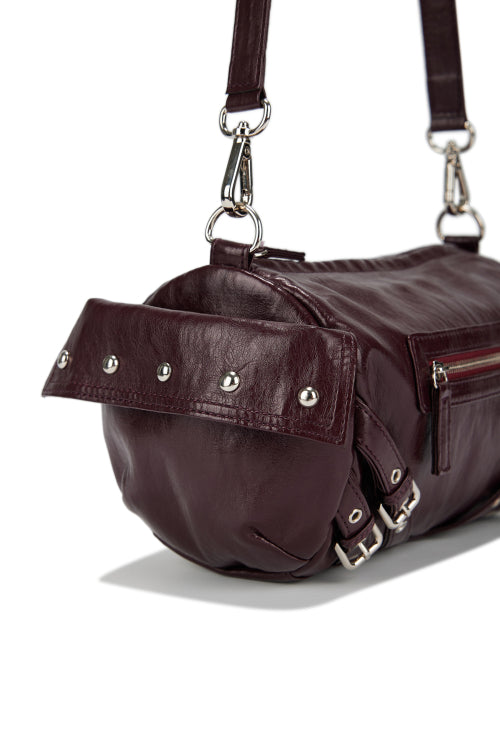 STUD POCKET BAG - 5 COLORS BURGUNDY
