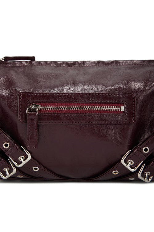 STUD POCKET BAG - 5 COLORS BURGUNDY