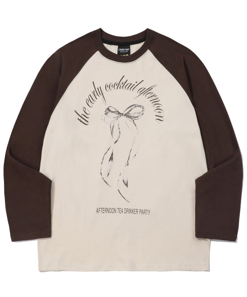 RAGLAN LONG SLEEVE - 2 COLORS BROWN