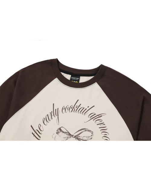RAGLAN LONG SLEEVE - 2 COLORS BROWN