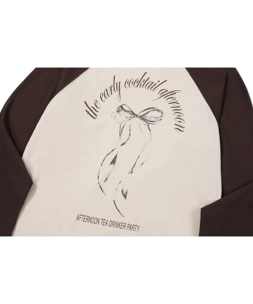 RAGLAN LONG SLEEVE - 2 COLORS BROWN