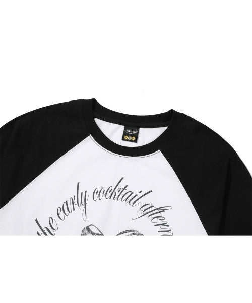 RAGLAN LONG SLEEVE - 2 COLORS BLACK