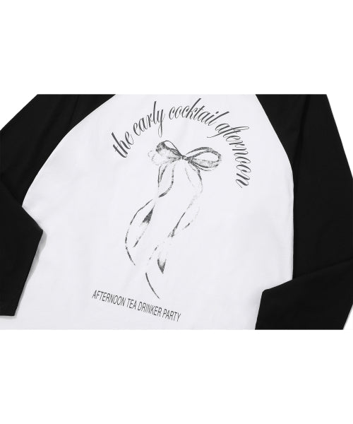 RAGLAN LONG SLEEVE - 2 COLORS BLACK