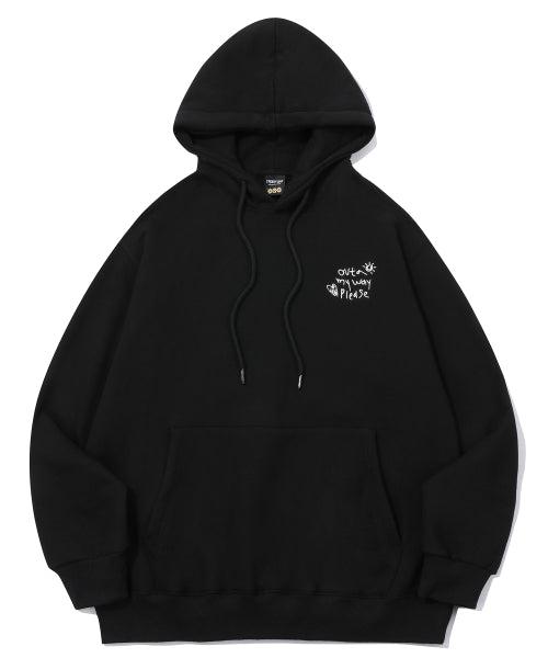 ROCKSTAR EMBROIDERY HOODIE BLACK