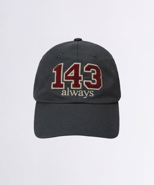 143 ALWAYS TWILL BALL CAP - 4 COLORS CHARCOAL