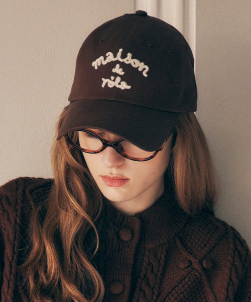 MAISON DE ROLA BALL CAP - 6 COLORS BROWN