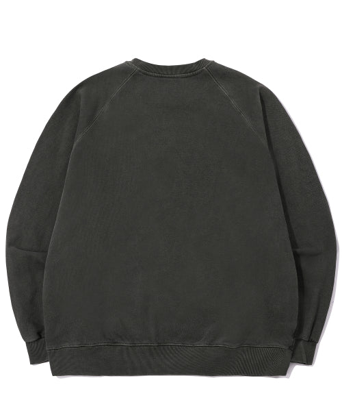 Happy Day Pigment Sweatshirt Smoke Black