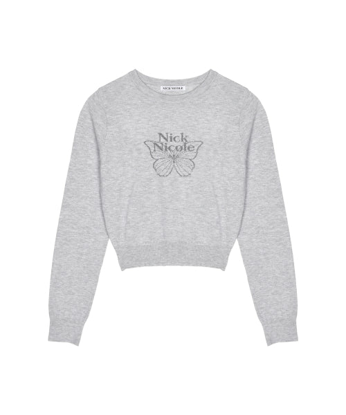MINI BUTTERFLY SIGNATURE SLEEVE KNIT #徐睿知同款! - 6 COLORS AS SHOWN