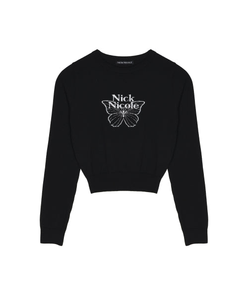 MINI BUTTERFLY SIGNATURE SLEEVE KNIT #徐睿知同款! - 6 COLORS AS SHOWN