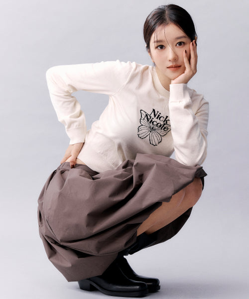 MINI BUTTERFLY SIGNATURE SLEEVE KNIT #徐睿知同款! - 6 COLORS AS SHOWN