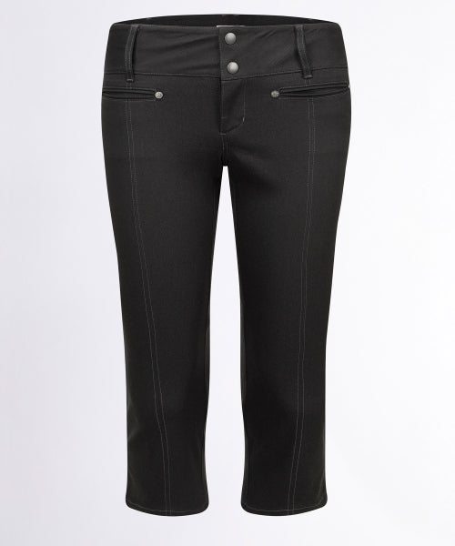 90S COTTON CAPRI PANTS MAUVE - 3 COLORS CHARCOAL