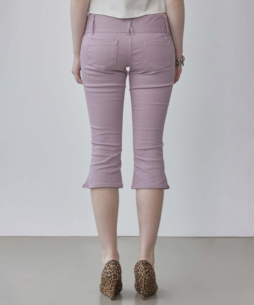 90S COTTON CAPRI PANTS MAUVE - 3 COLORS AS SHOWN