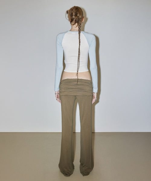 JERSEY LOWRISE TRACK PANTS - 4 COLORS KHAKI
