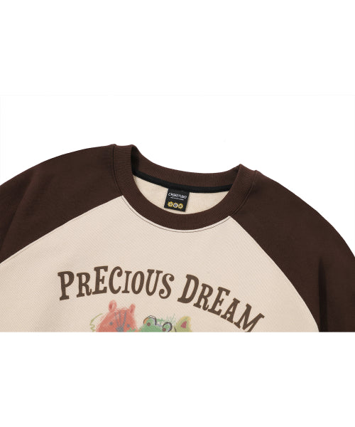 RAGLAN SWEATSHIRT - 2 COLORS BROWN