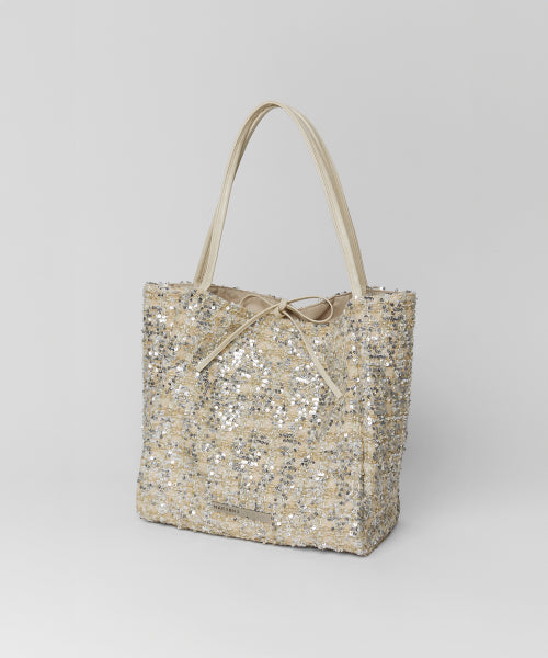 TWINKLE SPANGLE SHOULDER BAG - 2 COLORS BLACK